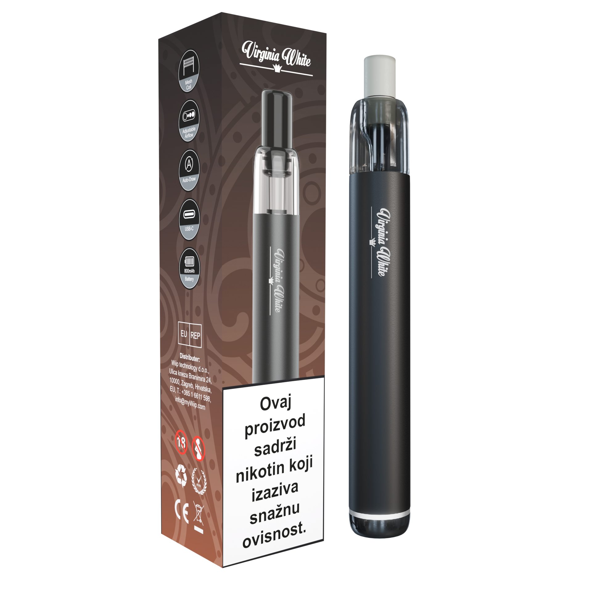 E-cigareta Virginia White (SE)