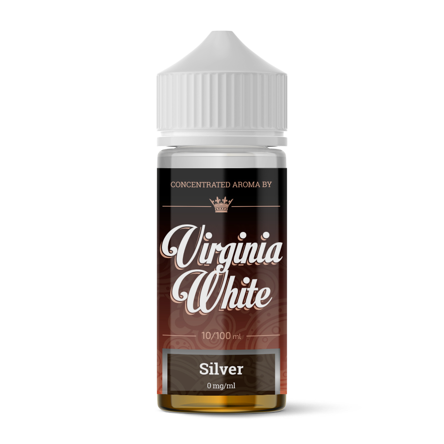 VIRGINIA WHITE Longfill Aroma 10/100ml, Silver