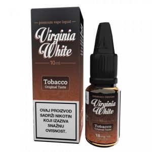 E-tekućina VIRGINIA WHITE Tobacco Original Taste, 18mg/10ml