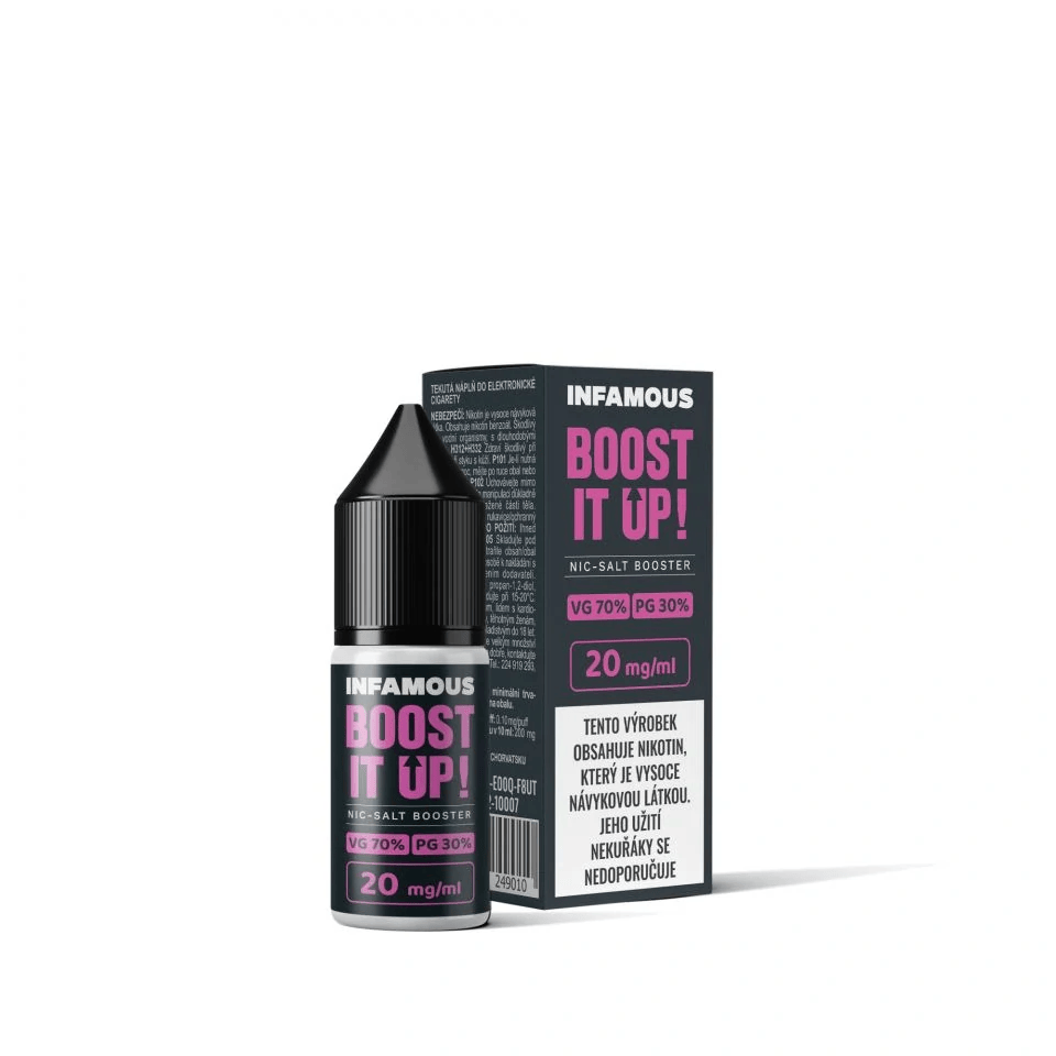 Shooter Infamous Boost It Up! Nic Salt Booster 70/30 20mg