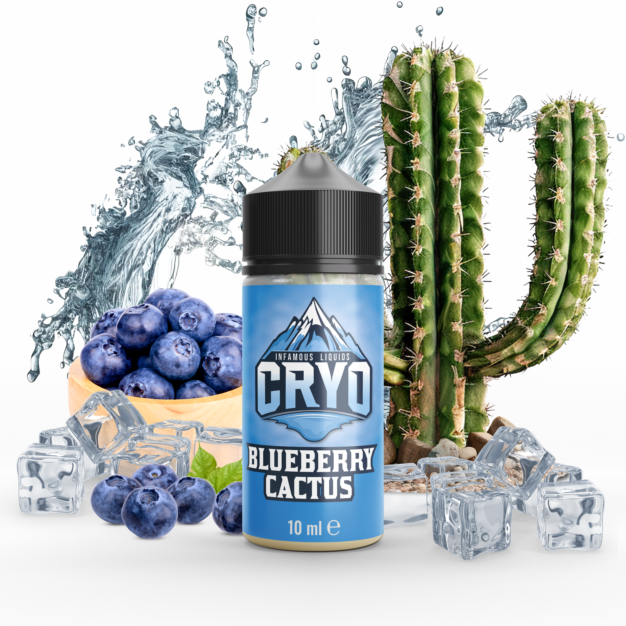 Shake&Vape INFAMOUS Cryo Blueberry Cactus 10/100ml