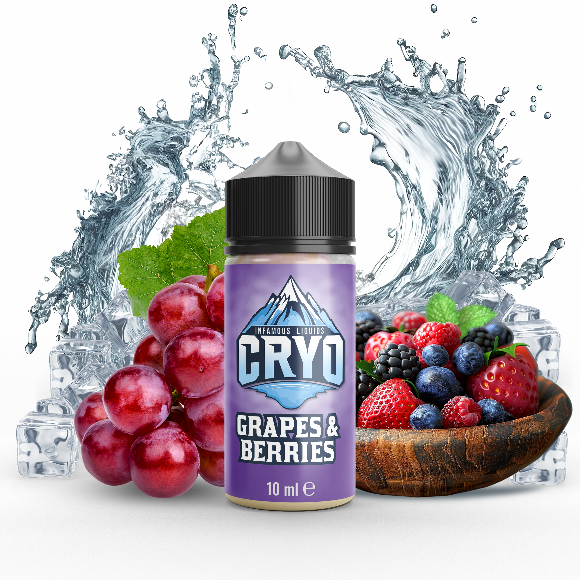 Shake&Vape INFAMOUS Cryo Grape & Berries 10/100ml