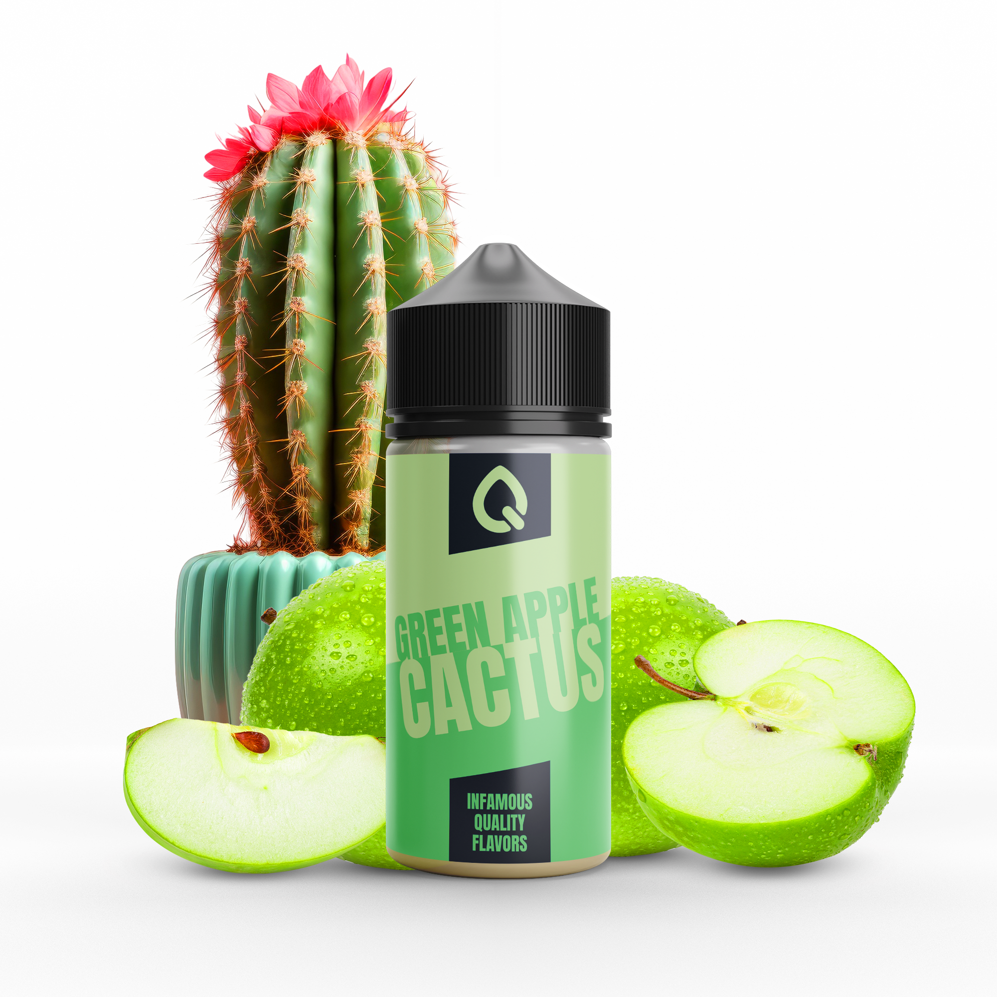 Shake&Vape INFAMOUS Liqonic Green Apple Cactus 10/100ml