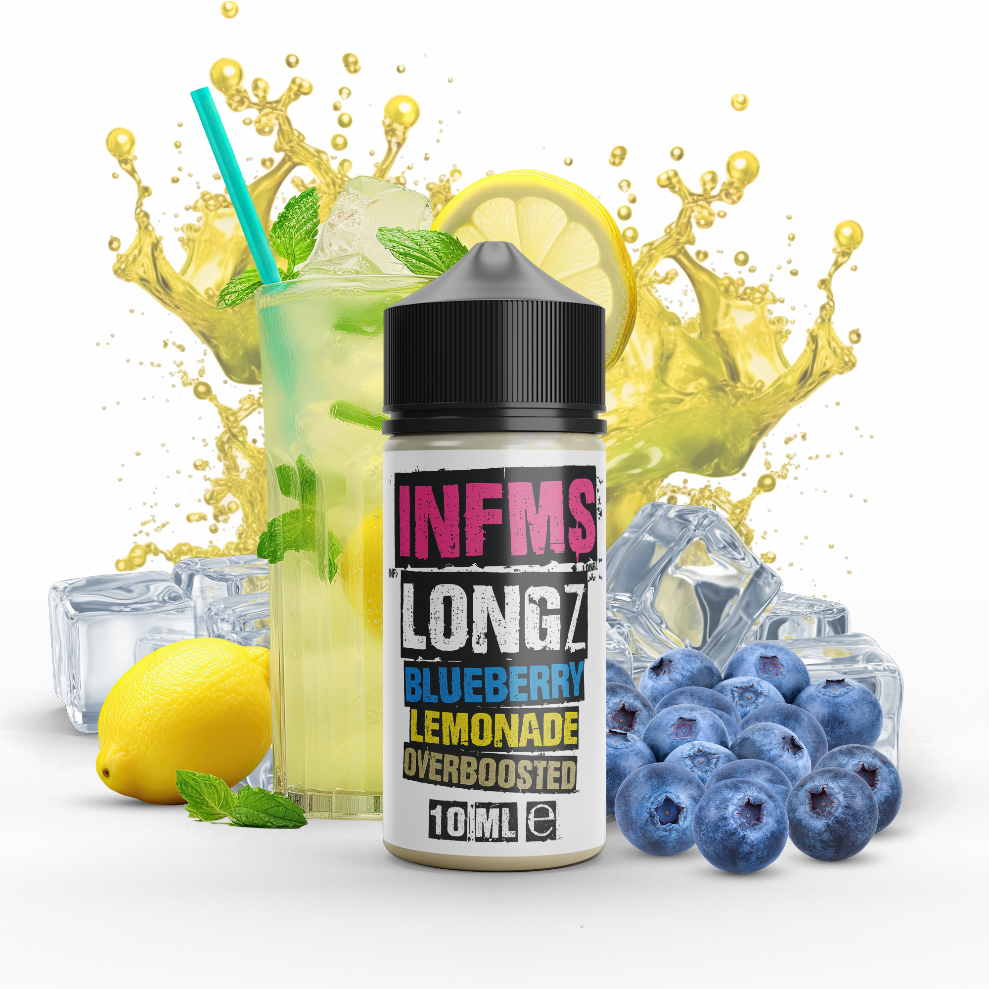 Shake&Vape INFAMOUS Longz Blueberry Lemonade 10/100ml
