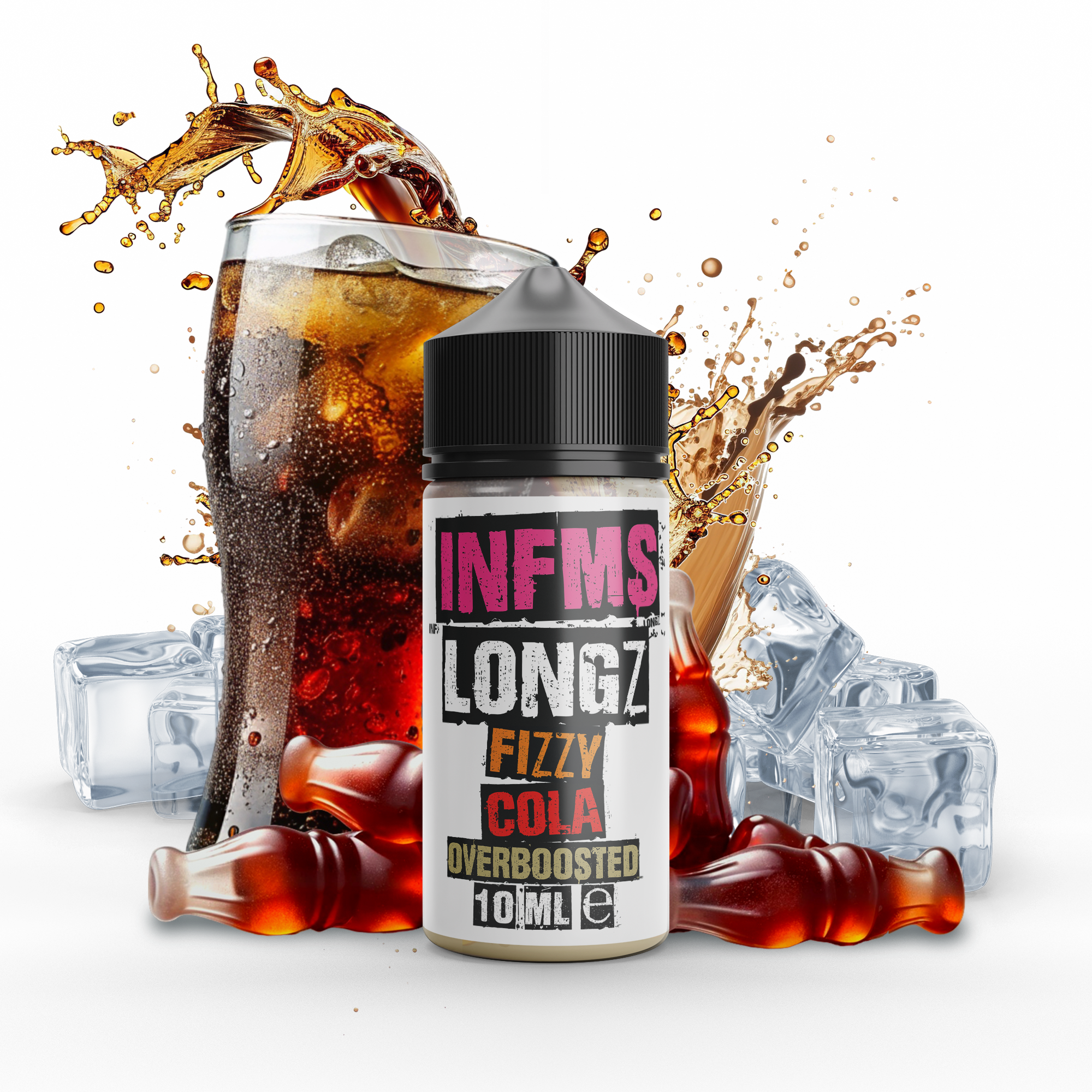 Shake&Vape INFAMOUS Longz Fizzy Cola 10/100ml