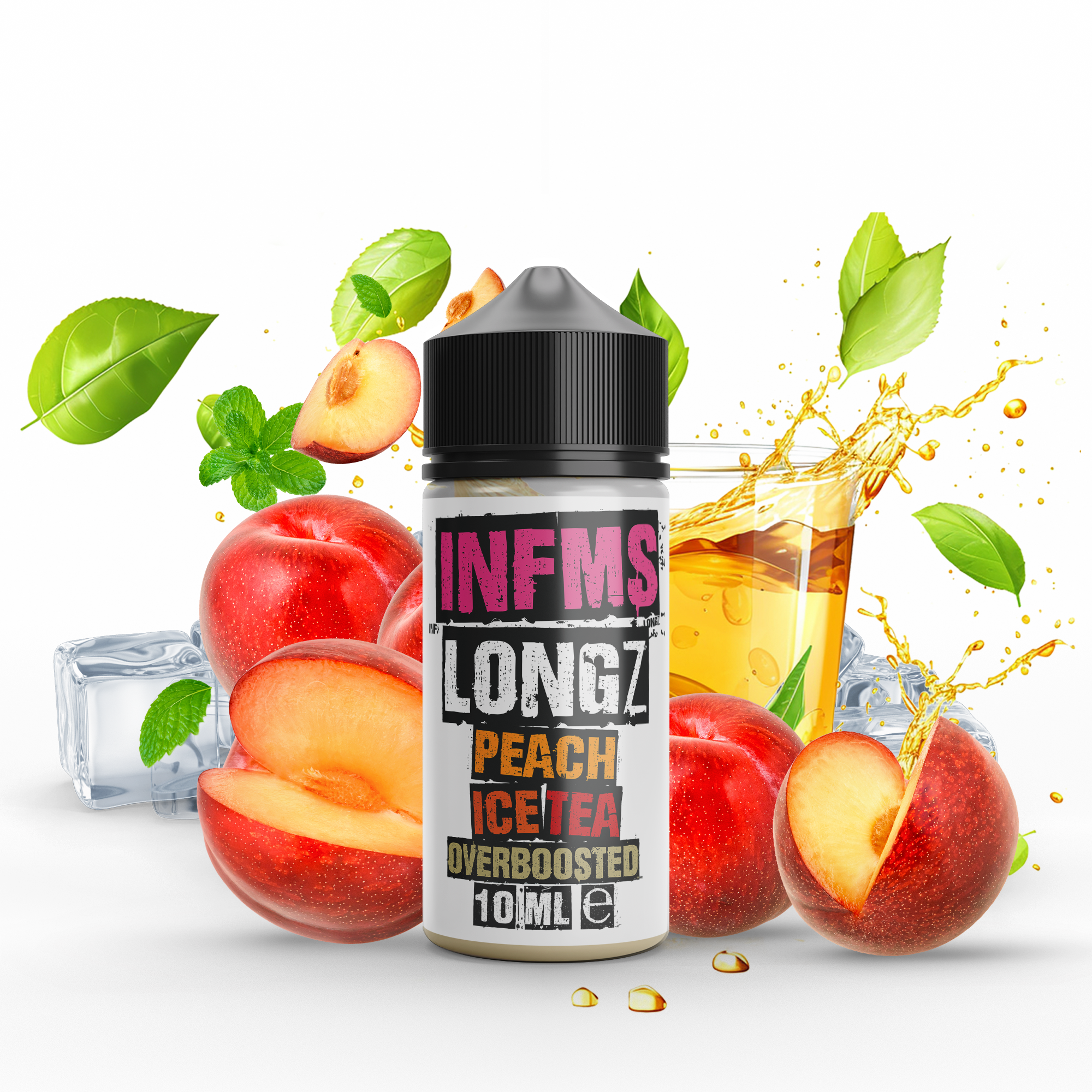 Shake&Vape INFAMOUS Longz Peach Ice Tea 10/100ml