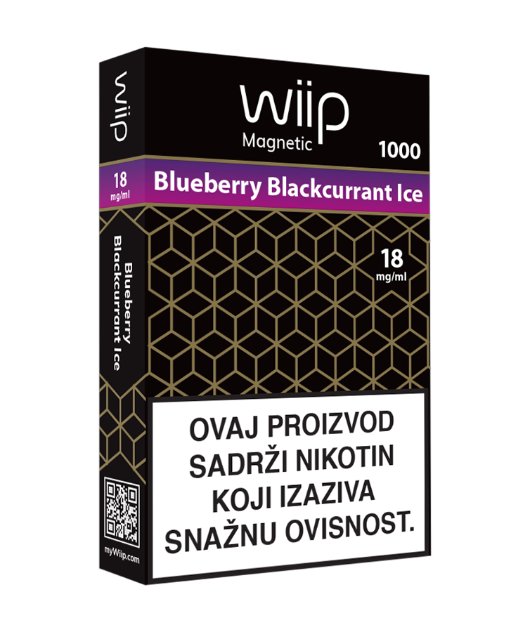 Wiipod Magnetic – Blueberry Blackcurrant Ice – 18mg/ml
