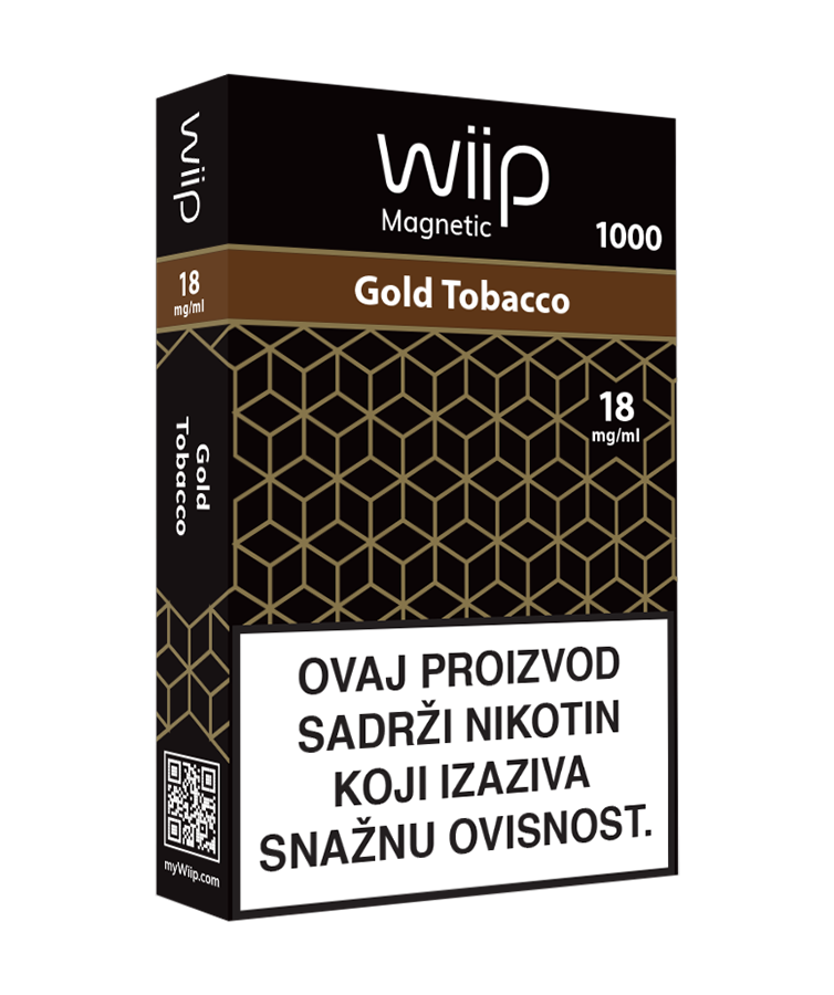 Wiipod Magnetic – Gold Tobacco – 18mg/ml