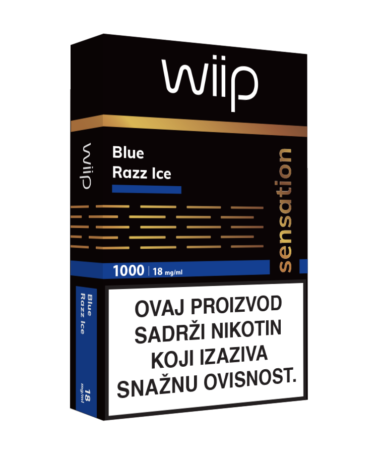 Wiipod Sensation – Blue Razz Ice – 18mg/ml