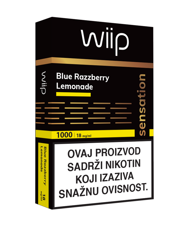 Wiipod Sensation – Blue Razzberry Lemonade – 18mg/ml