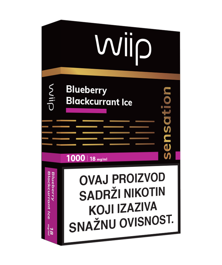 Wiipod Sensation – Blueberry Blackcurrant Ice – 18mg/ml