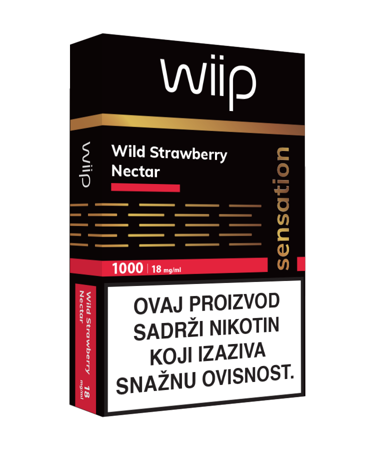 Wiipod Sensation – Wild Strawberry Nectar – 18mg/ml