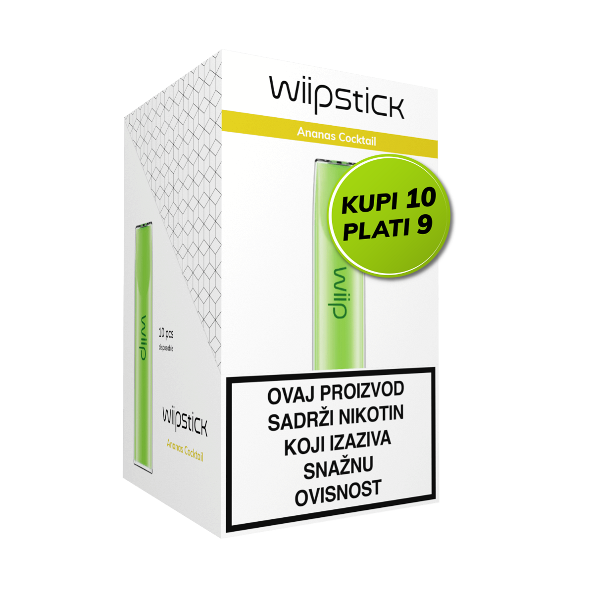 Wiipstick multipack 10/1, Ananas cocktail