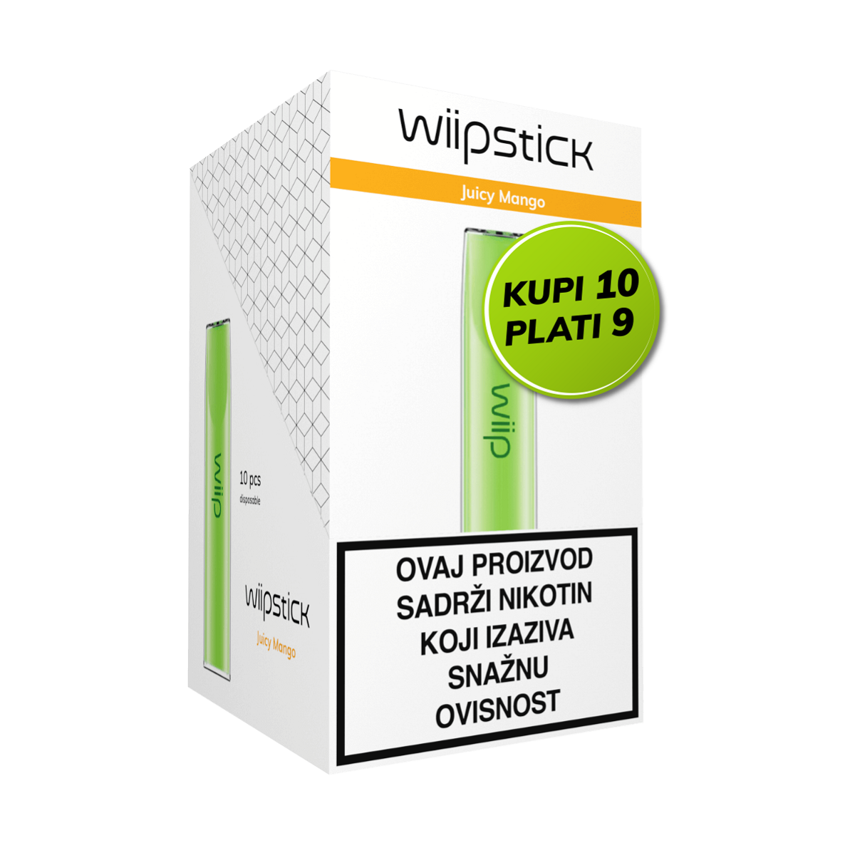 Wiipstick multipack 10/1, Juicy mango