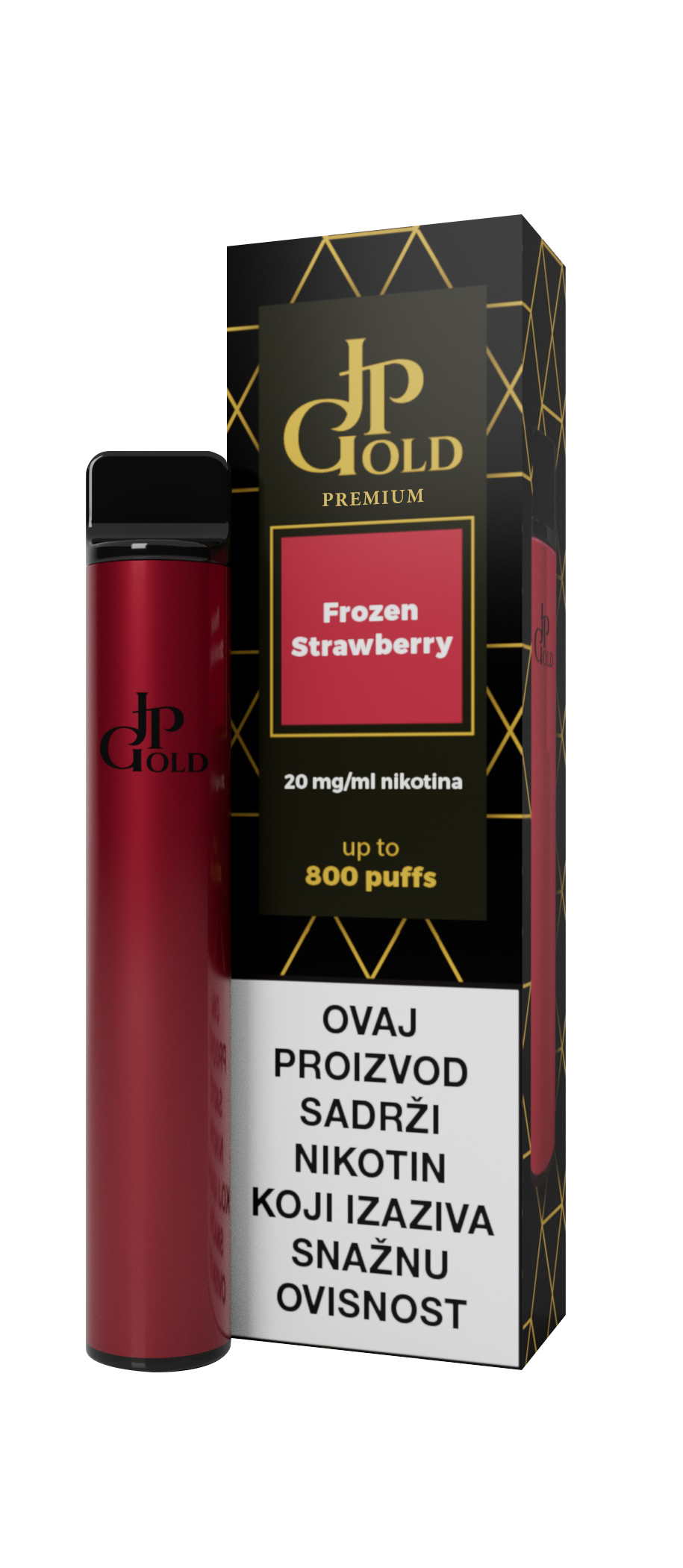 JP GOLD Premium, Frozen Strawberry, 20mg nicotine