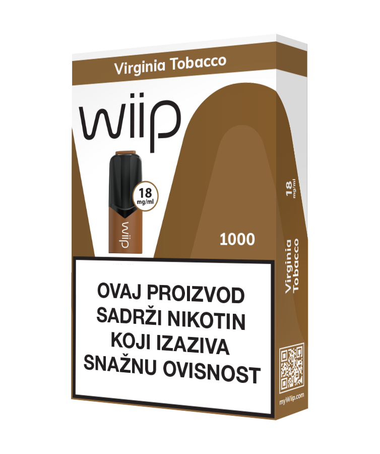Wiipod – Virginia Tobacco – 18mg/ml