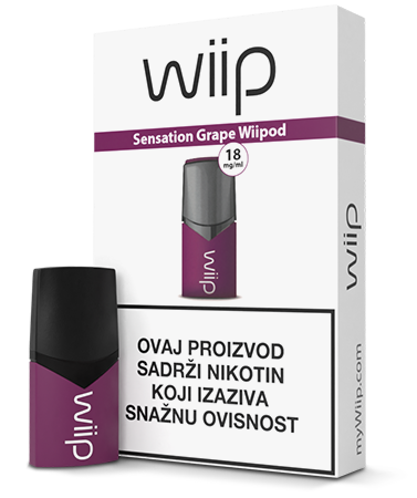 Wiipod, Sensation Grape 18mg