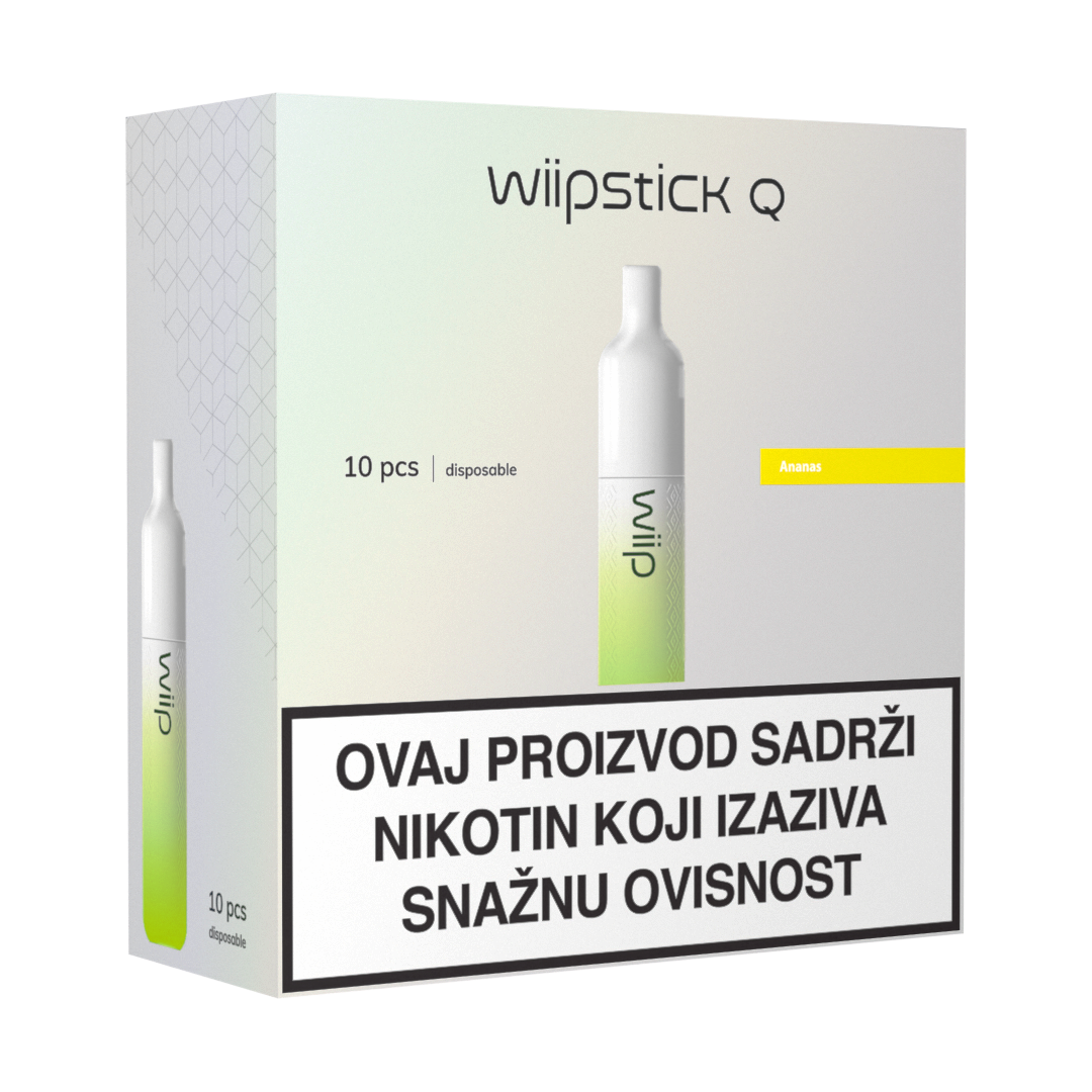 Wiipstick Q multipack 10/1, Ananas