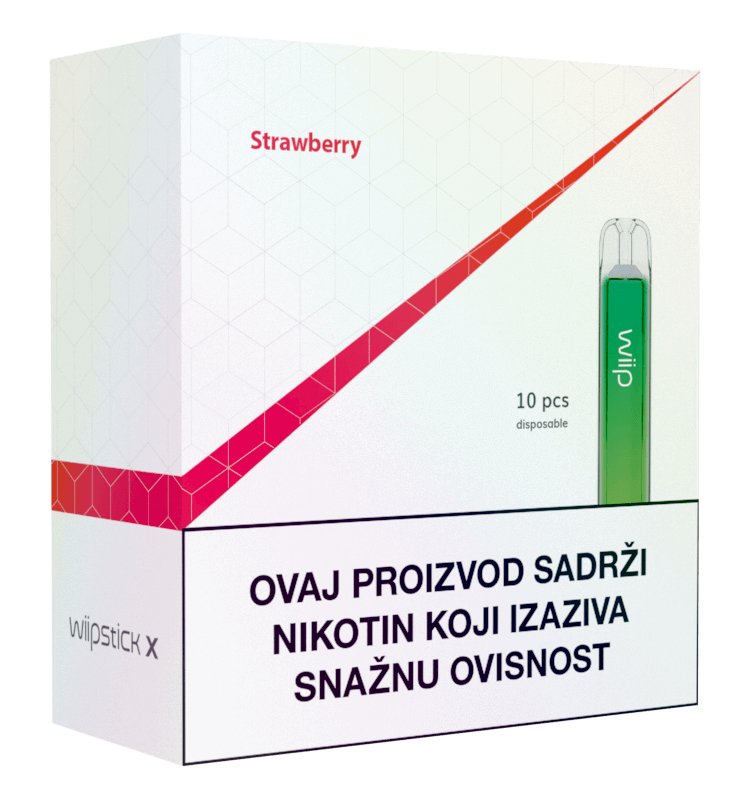 Wiipstick X multipack 10/1, Strawberry